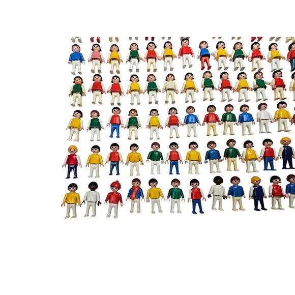 VTG 1981 Playmobil Geobra Children Kids People Figures Lot of 157 Pieces 1980s - Picture 4 of 6
